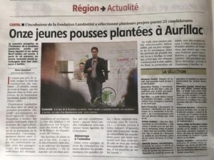 Landestini La Montagne Incubateur Lauréats