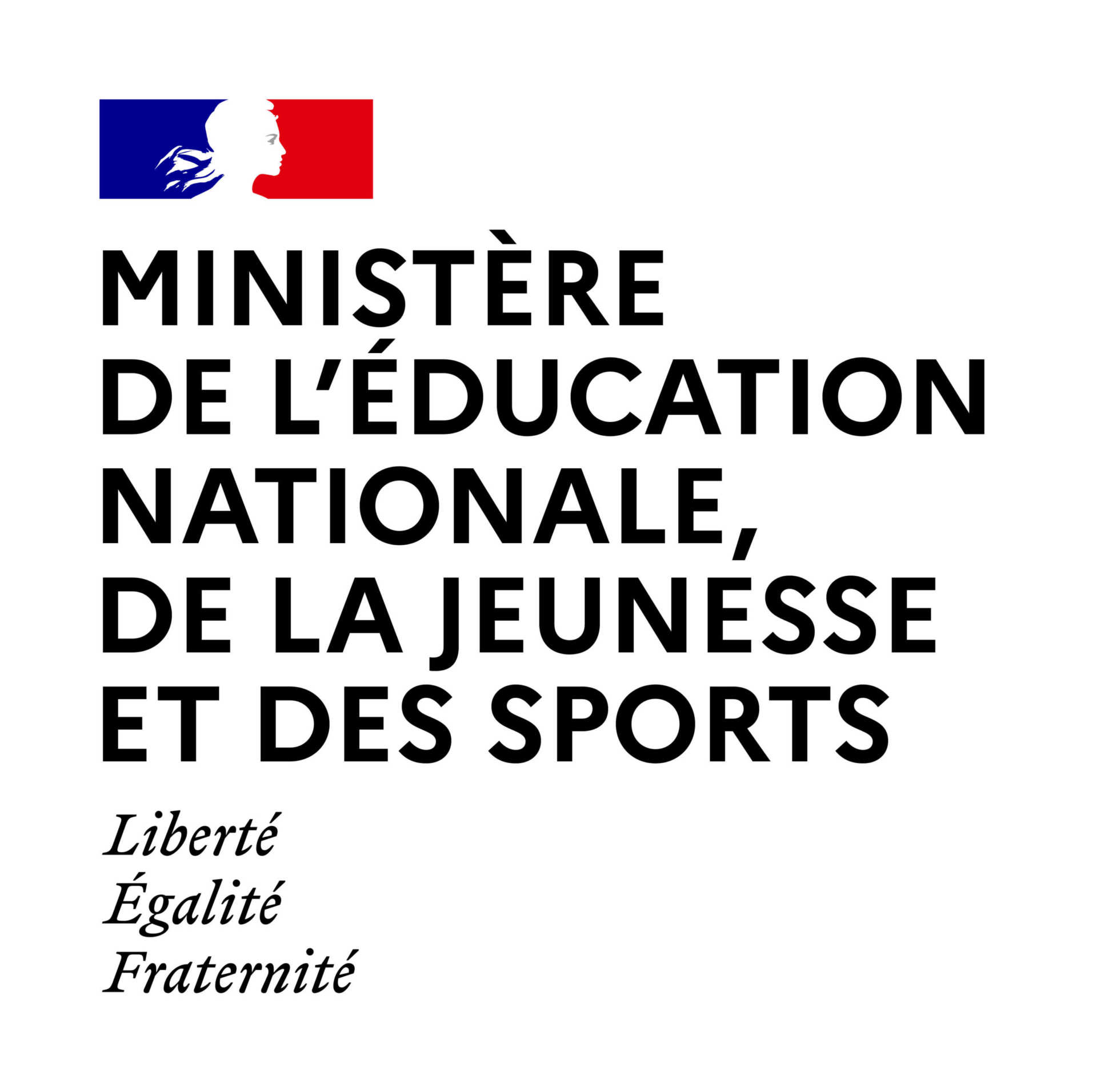 Logo du miniistère de l'éducation nationale, de la jeunesse et des sports