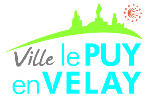 logo Ville Le Puy en Velay village turquoise