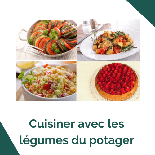 Cuisiner avec les légumes du potager