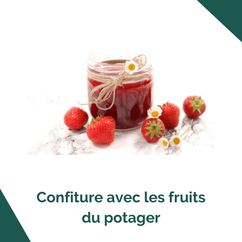 Confiture avec les fruits du potager