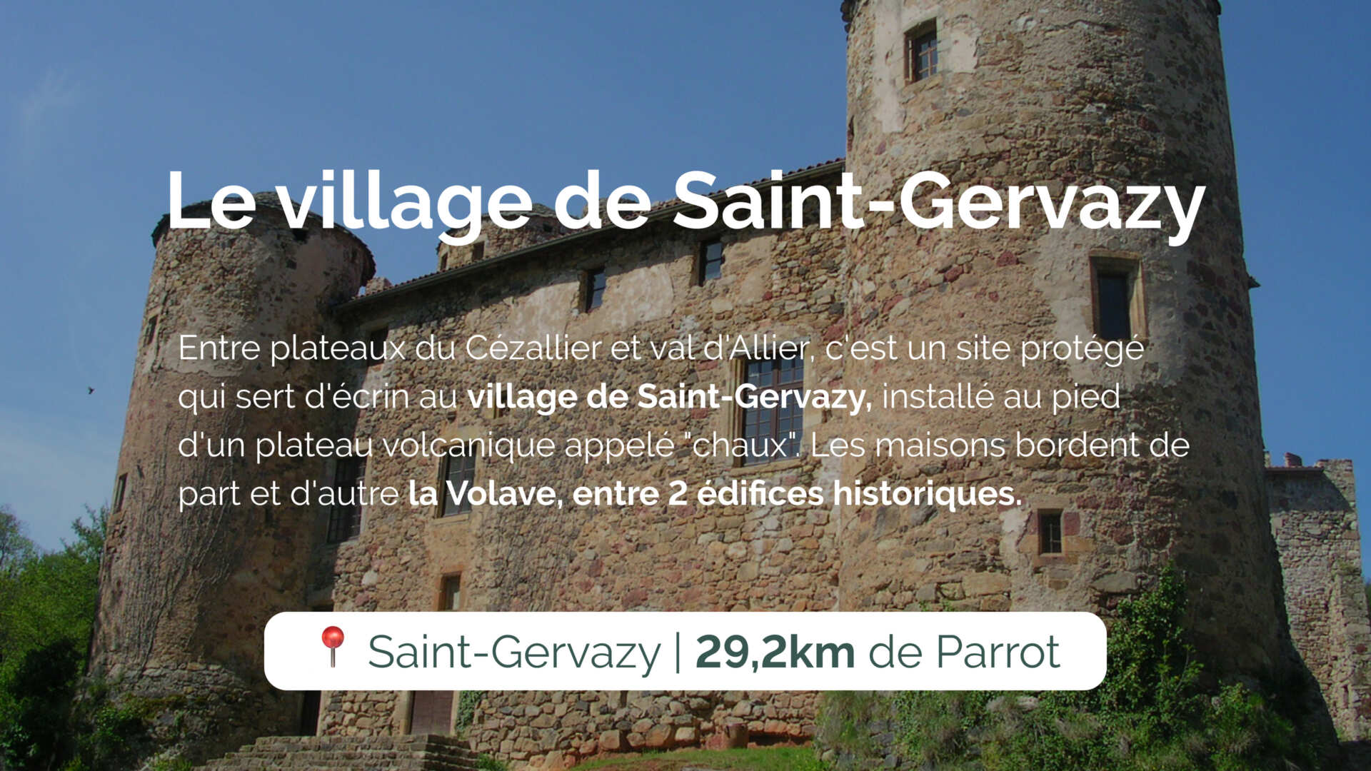 Le village de Saint-Gervazy